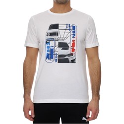 Clothing Men Short-sleeved t-shirts Puma Bmw Motorsport Graphic Tee White, Black
