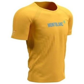 Clothing Men Short-sleeved t-shirts Compressport Mount Blanc 2021 Yellow