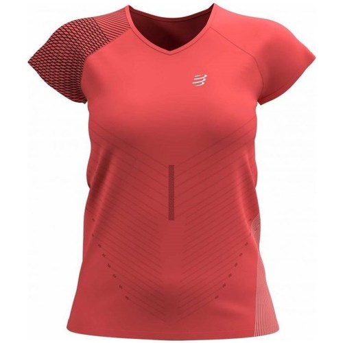 Clothing Women Short-sleeved t-shirts Compressport Performance SS Red