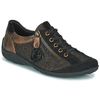 Shoes Women Low top trainers Remonte Dorndorf R3415 Black / Gold
