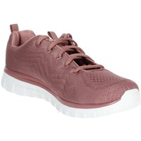 Shoes Women Low top trainers Skechers Graceful Get Connected Pink