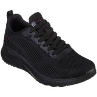 Shoes Women Low top trainers Skechers Bobs Squad Chaos Face Off Black