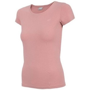 Clothing Women Short-sleeved t-shirts 4F TSD350 Pink