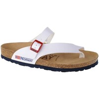 Shoes Women Sandals Geographical Norway Sandalias Infradito White