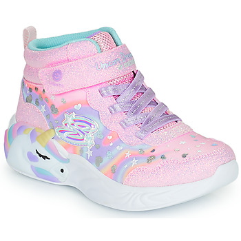 Skechers  UNICORN DREAMS  girls's Children's Shoes (High-top Trainers) in Pink