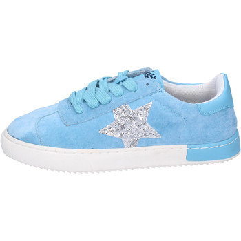 Shoes Girl Low top trainers Holalà BH09 Blue