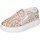 Shoes Girl Trainers Holalà BH17 Beige