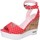 Shoes Women Sandals Lancetti BJ941 Red