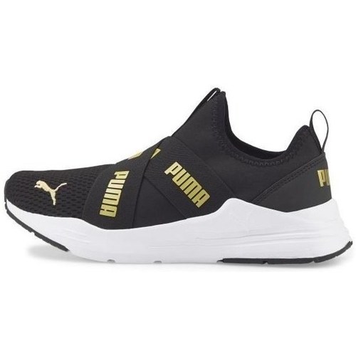 Shoes Children Low top trainers Puma Wired Black