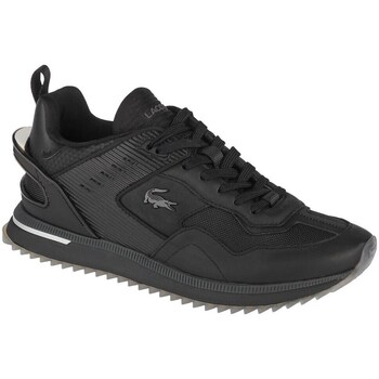 Shoes Men Low top trainers Lacoste Court Break Black