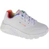 Shoes Children Low top trainers Skechers Uno Lite Rainbow Speckle White