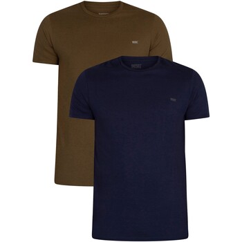 Clothing Men T-shirts & Polo shirts Diesel 2 Pack Lounge Randal Crew T-Shirt multicoloured
