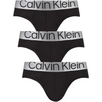 Underwear Men Boxer shorts Calvin Klein Jeans 3 Pack Reconsidered Stell Hip Briefs black