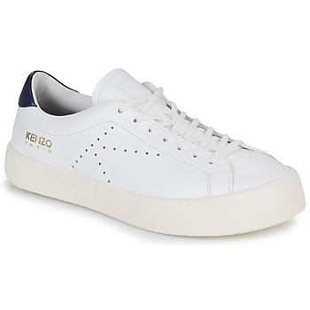 Shoes Men Low top trainers Kenzo KENZOSWING LACE-UP SNEAKERS White