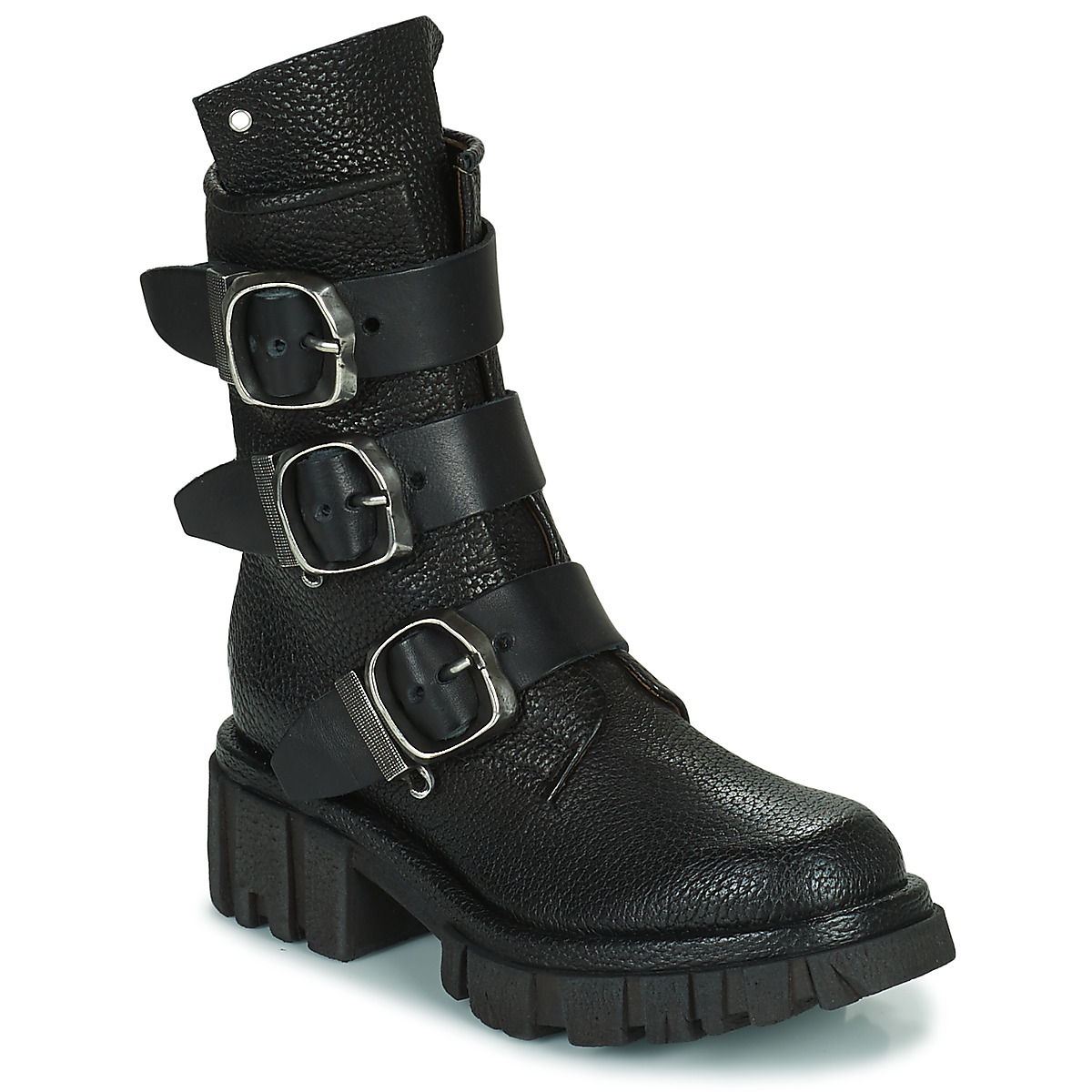 airstep / a.s.98  hell buckle  women's mid boots in black