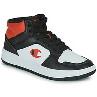 Shoes Men Hi top trainers Champion REBOUND 2.0 MID Black / White / Red