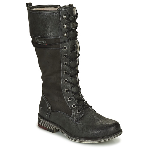 Shoes Women High boots Mustang 1295606 Black
