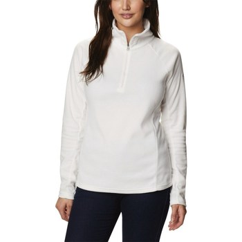 Clothing Women Sweaters Columbia Glacial IV Half Zip Fleece White