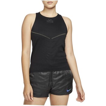 Clothing Women Short-sleeved t-shirts Nike Drifit Adv Run Division Black