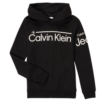 Calvin Klein Jeans INSTITUTIONAL LINED LOGO HOODIE