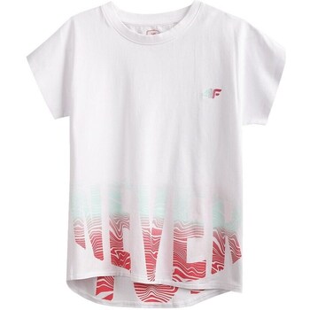 Clothing Girl Short-sleeved t-shirts 4F JTSD006 White, Red