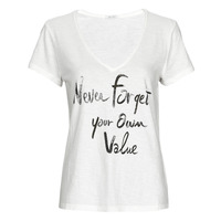 Clothing Women Short-sleeved t-shirts Ikks BV10045 Ecru
