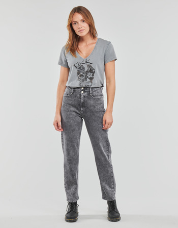 Clothing Women Straight jeans Ikks BV29155 Grey