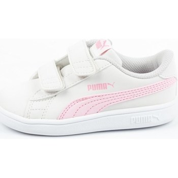 Shoes Girl Low top trainers Puma Smash V2 Buck White