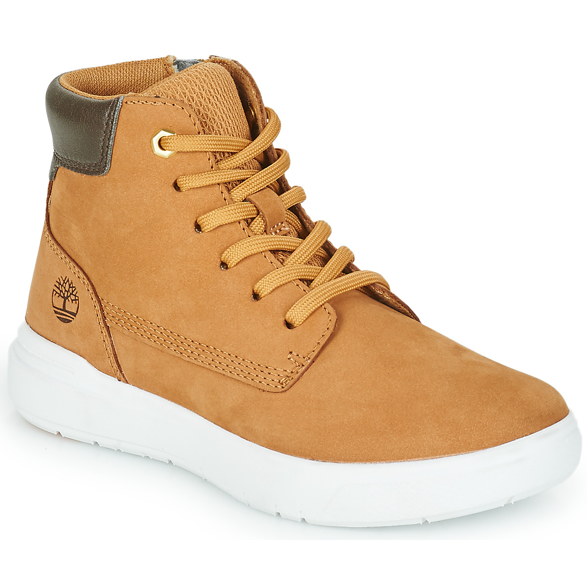 Bully springen Zonnebrand Timberland Seneca Bay 6In Side Zip Wheat - Free delivery | Spartoo UK ! -  Shoes Hi top trainers Child £ 59.20