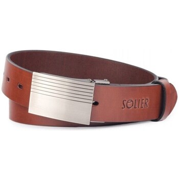 Clothes accessories Men Belts Solier SB12 Brown
