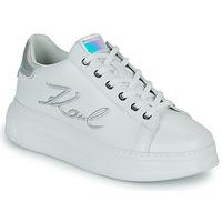Shoes Women Low top trainers Karl Lagerfeld KAPRI Signia Lace Lthr White / Silver