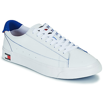 Tommy Jeans  Tommy Jeans Leather Varsity  men's Shoes (Trainers) in White