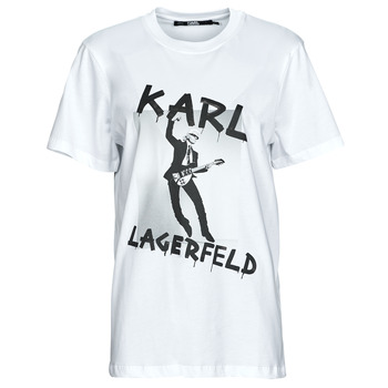 Clothing Short-sleeved t-shirts Karl Lagerfeld KARL ARCHIVE OVERSIZED T-SHIRT White