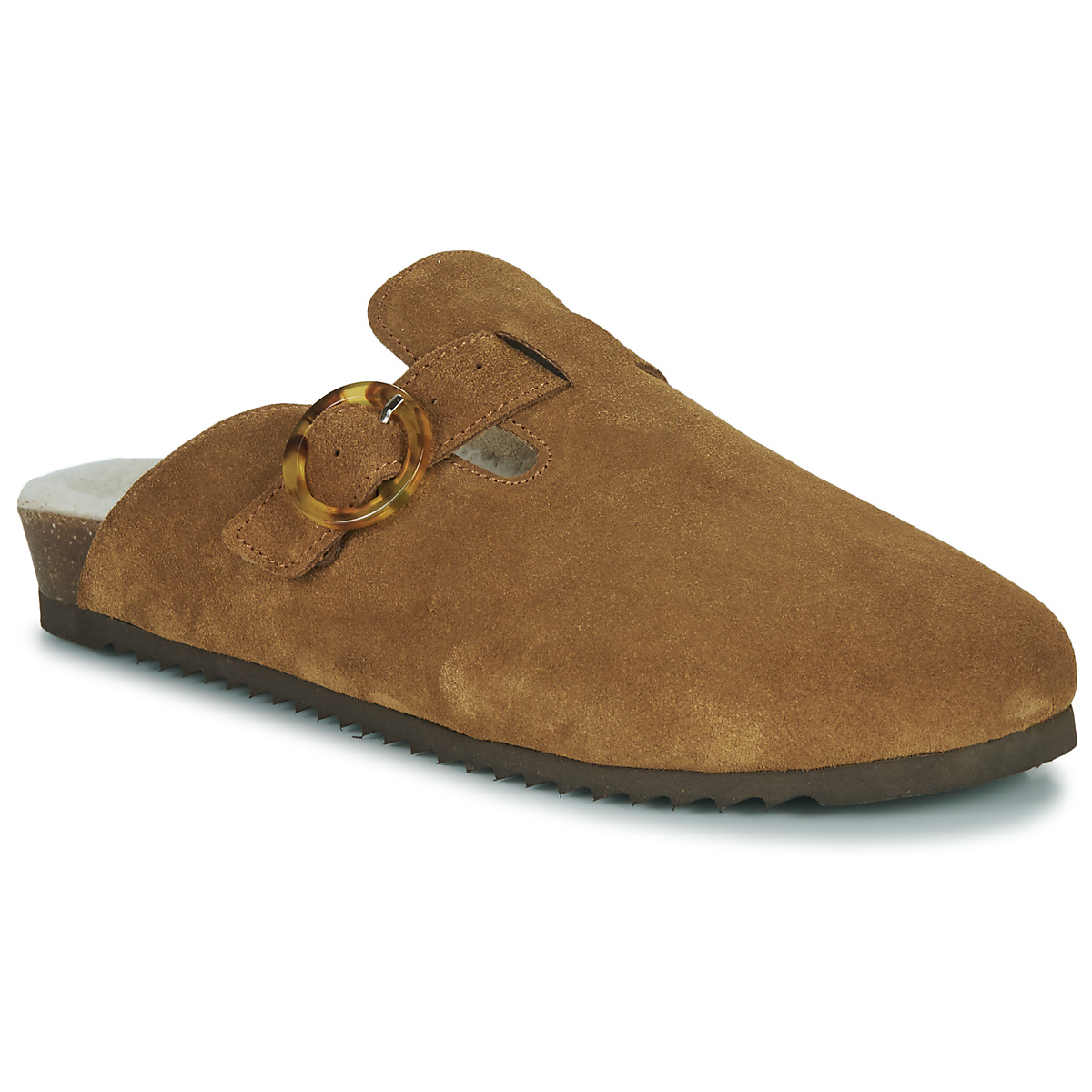 bensimon  mule casual  women's slippers in brown