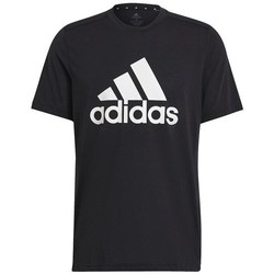 Clothing Men Short-sleeved t-shirts adidas Originals Aeroready Designed 2 Move Feelready Sport Logo Tee Black