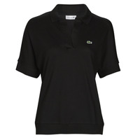 Clothing Women Short-sleeved polo shirts Lacoste PF0504 LOOSE FIT Black
