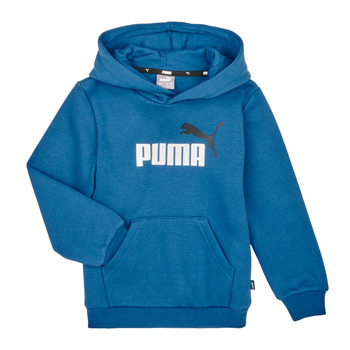 Clothing Boy Sweaters Puma ESS 2 COL BIG LOGO HOODIE Blue