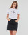 Clothing Women Short-sleeved t-shirts Calvin Klein Jeans CORE MONOGRAM REGULAR TEE White