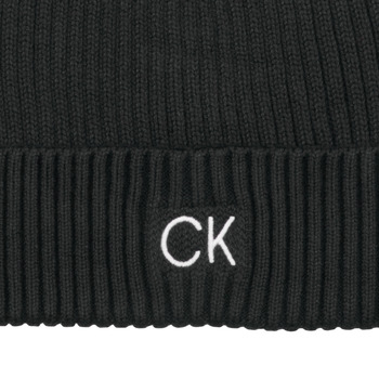 Calvin Klein Jeans CLASSIC COTTON RIB BEANIE Black
