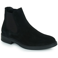 Shoes Men Mid boots Selected SLHBLAKE SUEDE CHELSEA BOOT Black
