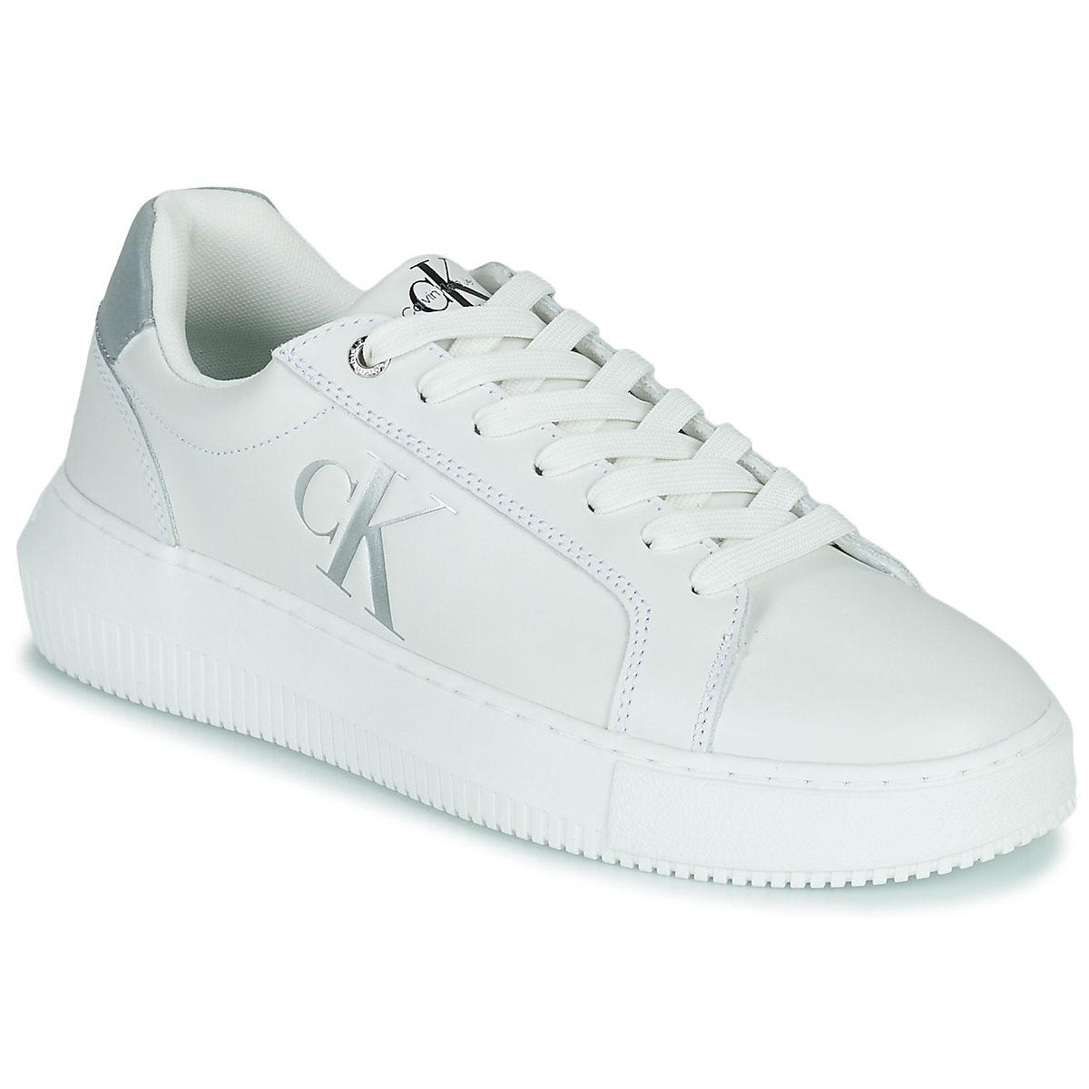 Calvin Klein Chunky Cupsole Laceup Low Ess M White
