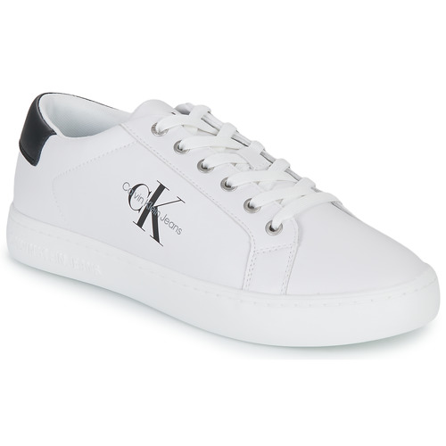 Shoes Men Low top trainers Calvin Klein Jeans CLASSIC CUPSOLE LACEUP LOW LTH White
