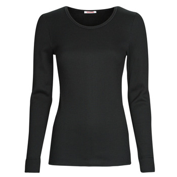 damart  long sleeve richelieu  grade 4  women's bodysuits in black