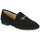 Shoes Women Loafers Coach HANNA SUEDE LOAFER Black