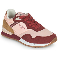Shoes Girl Low top trainers Pepe jeans LONDON ONE ON G Pink / Bordeaux
