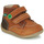 Shoes Boy Mid boots Kickers BONKRO-2 Brown