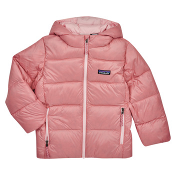 Clothing Girl Duffel coats Patagonia HI-LOFT DOWN SWEATER HOODY Pink