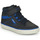 Shoes Boy Hi top trainers Geox J GISLI BOY Black / Blue