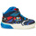 Shoes Boy Hi top trainers Geox J GRAYJAY BOY B Blue / Red