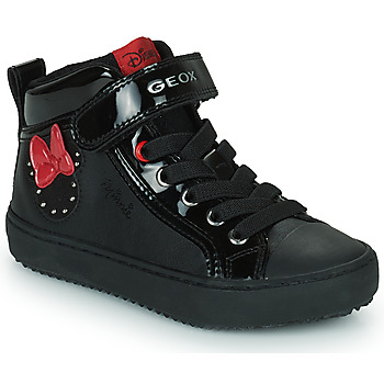Geox  J KALISPERA GIRL B  girls's Children's Shoes (High-top Trainers) in Black